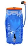 Source Wasserbehälter Widepac Trinkblase, transparent/Blau, 1.5 Liter