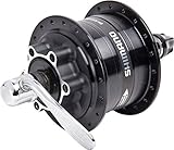 Shimano Unisex – Erwachsene Dh-3D32 Nabendynamo, Schwarz, 36 Loch